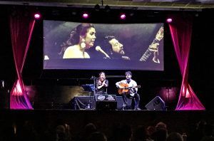 Sonido e iluminación por Laboratorio mágico en el concierto de Alba Molina y Joselito Acedo - La Colmena Musical